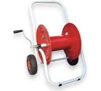 Chariot enrouleur de tuyau d'arrosage robuste en acier galvanisé G43
