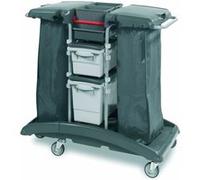 Chariot Idea Top C 122.2 / 2 Tiroirs Avec Couvercle Guialto Gris