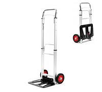Chariot Industriel Pliable en Aluminium avec pneus Anti-perçage et capacité de Charge de 90 kg