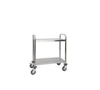 Chariot Inox 2 Plateaux 710x410xH810 mm