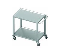 Chariot Inox 2 Plateaux Profondeur 500 mm