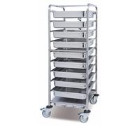 Chariot Inox à Dégivrage 9 Niveaux pour Bacs GN 2/1 - Pujadas