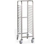 Chariot Inox à Glissières Démontable 17 Niveaux pour Bacs GN 1/1 - Pujadas - Inox G