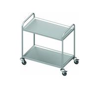 Chariot Inox Débarrassage Vaisselle 2 Plateaux Profondeur 500
