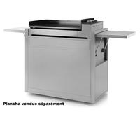 Chariot fermé pour plancha Forge Adour PREMIUM 75 Inox