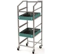 Chariot Inox pour Casier de Vaisselle 500 x 500