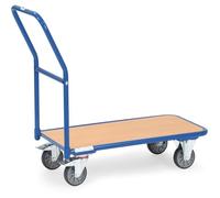 Chariot Magasin, Capacité : 200 kg, Ø de Roue 125 mm, Dimensions 1250 x 600 x 910 mm, Plateau : 1000 x 600 mm, Poids Propre : 20 kg