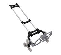 Chariot manuel pliable Chariot de montée d'escalier avec 6 roues Monter des escaliers max 75kg