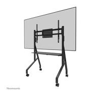 Chariot mobile pour écran Neomounts FL50-525BL1, 55 à 86 pouces, jusqu'à 76 kg, VESA 100x100 à 900x600, fixé