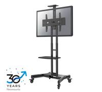 Chariot mobile pour écran Neomounts NM-M1700BLACK, 32 à 75 pouces, jusqu'à 50 kg, VESA 200x200 à 600x400, fixé