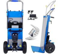 Chariot Monte Escalier électrique Diable Portable Durable Pliable Montant Et Descendant Escaliers avec Charge 500kg Chariot économie De Travail avec Moteur sans Balai Silencieux,03