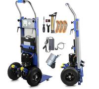 Chariot Monte Escalier éLectrique Diable Portable Durable Pliable Montant Et Descendant Escaliers avec Charge 500kg Chariot éConomie De Travail avec Moteur sans Balai Silencieux,02