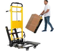 Chariot Monte Escalier éLectrique Diable Portable Durable Pliable Montant Et Descendant Escaliers avec Charge 500kg Chariot éConomie De Travail avec Moteur sans Balai Silencieux,03