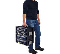 raaco CarryMore 80x2 Coffret de rangement (L x l x H) 278 x 386 x 241 mm avec poignée Box Contenu 1 pc(s)