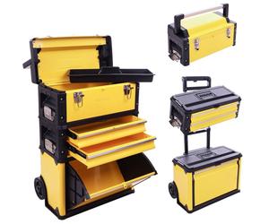 Chariot outils fonctionnel pouvant tre divis en 3 segments distincts.