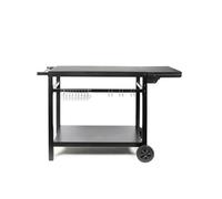 Chariot pour plancha LIVOO GS170N 85 x 50 cm Table pliante 30 x 50 cm Noir