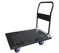 Chariot plastique STOCKMAN avec dossier rabattable 500 kg - CP50PU