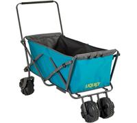 Chariot pliable Buddy, essence. Chariot pliable à main, avec une capacité de charge de 100 kg. Chariot de transport avec des roues extra larges, idéal pour les excursions, le camping, la plage et le j