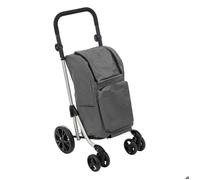 Chariot pliant 4 roues gris - 5five