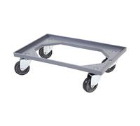 Chariot porte-bac norme Europe - 600 x 400 mm ou 400 x 300 mm - NOVAP - 5070109