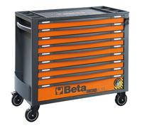Chariot porte outils long Beta C24SA-XL 9 tiroirs rouge anti-basculement