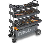 Chariot porte-outils pliable gris Beta C27S-G Transportable avec 4 compartiement