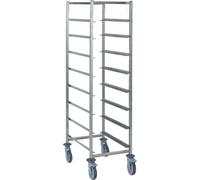Chariot porte-paniers Tournus 1785x630x630mm pour 8 paniers