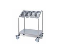 Chariot Porte-Ramasse Couverts GN 1/3 - - Inox
