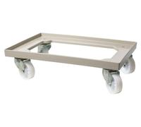 Chariot pour boîtes à pâte à pizza, AmerBox, gris clair, 600 x 400 mm
