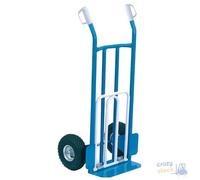 Chariot Pour Cartons À Plateforme Basculante Roues Pneumatiques Capacité KG 250