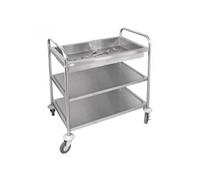 Chariot pour couverts - Inox
