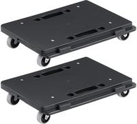 Chariot pour meubles, capacité de 500 lb chacun, chariot pour meubles avec roues, roulettes de déménagement portables à 4 roues robustes, petit chariot plat avec verrouillage pour meubles lourds, lot
