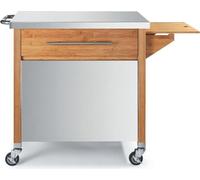Chariot pour plancha bois/inox - Dm Creation - 00231N -