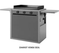 Chariot pour plancha gris - Forge Adour - CHMAF75 -