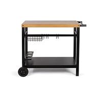 Chariot Pour Plancha Noir/bois - GS131