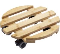 Metafranc Chariot pour plantes WU0825330 Bambou Charge max 60 kg 4 roulettes pivotantes 74 mm