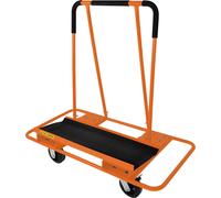 Chariot pour plaques de plâtre pour cloisons sèches (freins sur roues)