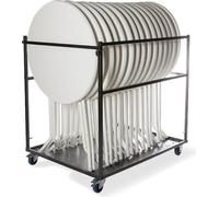 Chariot pour tables hautes - grand, 1 pièce