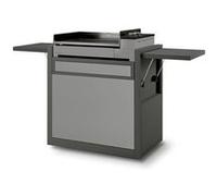 Forge Adour – Chariot Premium Acier fermé 60 pour plancha Premium 60 – Noir et gris