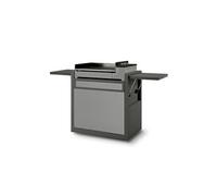 Forge Adour – Chariot Premium Acier fermé 60 pour plancha Premium 60 – Noir et gris
