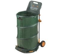 Chariot ramasse-feuilles multibin, pliable,160 litres