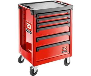 Chariot ROLL - FACOM - ROLL.6M3APB - 6 tiroirs - 3 modules par tiroir - Rouge
