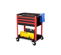 Chariot servante d'Atelier Chariot à Outil sur roulettes BM TOOLS BMT TOOL DRAWER - 3 Tiroirs à glissières - Desserte, Plateaux