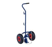 Chariot Transport Relaxdays pour Bouteilles de gaz 3 et 5 kg, Bleu/Rouge