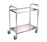 Chariot utilitaire robuste avec roulettes pour la cuisine et la maison, chariot mobile robuste, idéal pour la restauration et le stockage