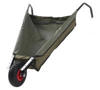 Chariote à jardin pliable avec sac et cadre en acier