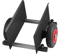 Chariots à panneaux, chariots à panneaux d'une capacité de 600 livres, chariots de séchage de haute capacité avec roues pneumatiques de 8 pouces, chariots à panneaux avec pince réglable pour panneaux