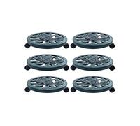 vidaXL Chariots pour plantes 6 pcs - Vert