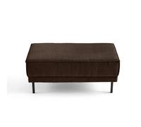 Lisa design Pouf Charlie en velours - Marron