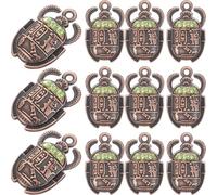 Charme de Scarabée Créatif Halloween Bijoux Égyptiens 20pcs Alliage | Pendentif Egyptien pour Colliers et Bracelets, DIY Crafting, Bijoux Anciens, Lot de 20 Pièces, Robuste